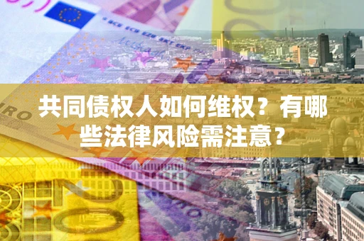 武汉共同债权人如何维权？有哪些法律风险需注意？