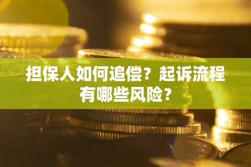 武汉担保人如何追偿？起诉流程有哪些风险？