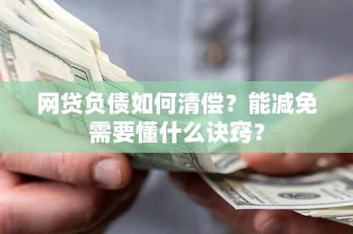 武汉网贷负债如何清偿？能减免需要懂什么诀窍？